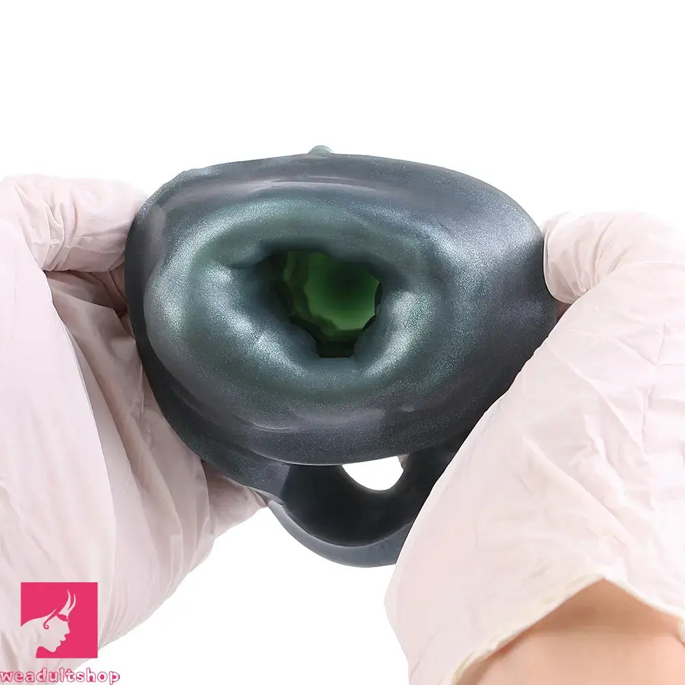 8.26in Moonbound Hound Silicone Hollow Cock Sleeve Dildo For Male Female