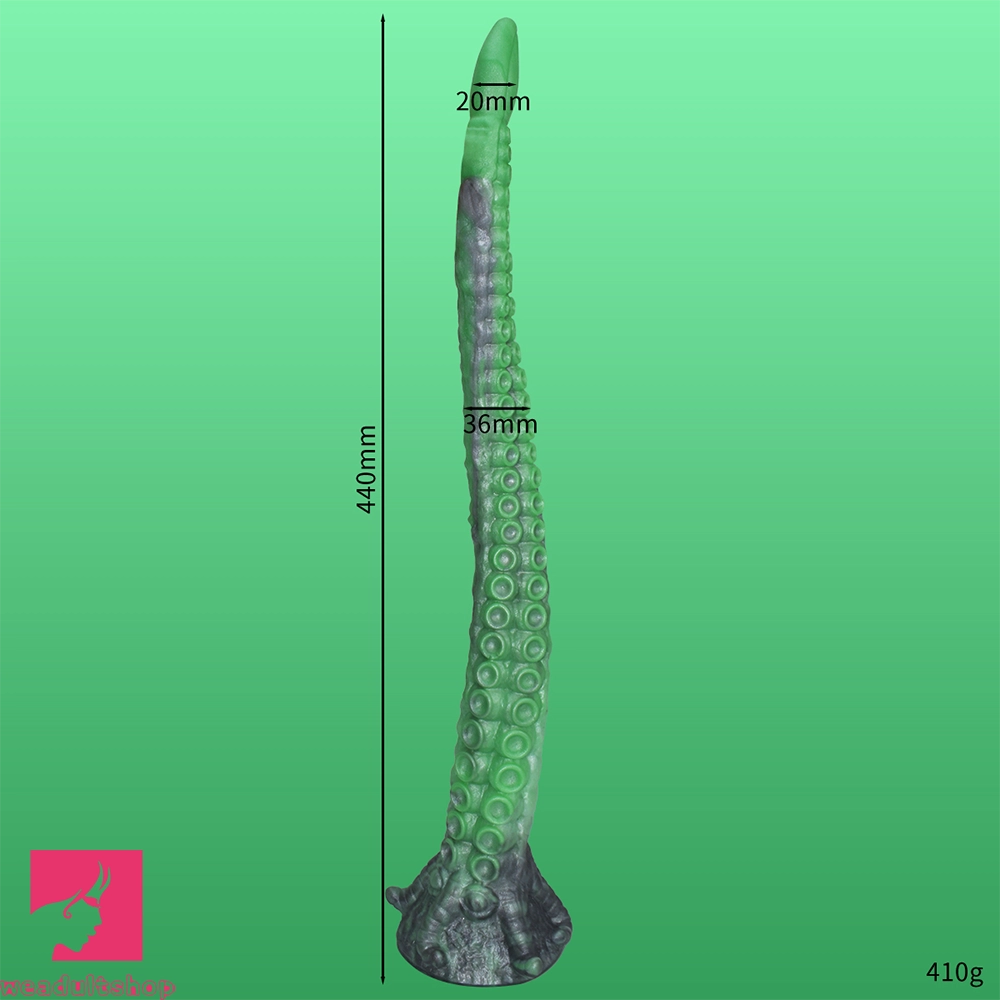 15.16in 17.32in Super Long Big Tentacle Silicone Butt Plug Dildo Anal Sex