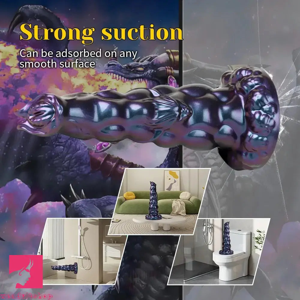 7.95in 9.17in 10.62in 12.75in 14.79in Monster Huge Silicone Stuffed Dildo