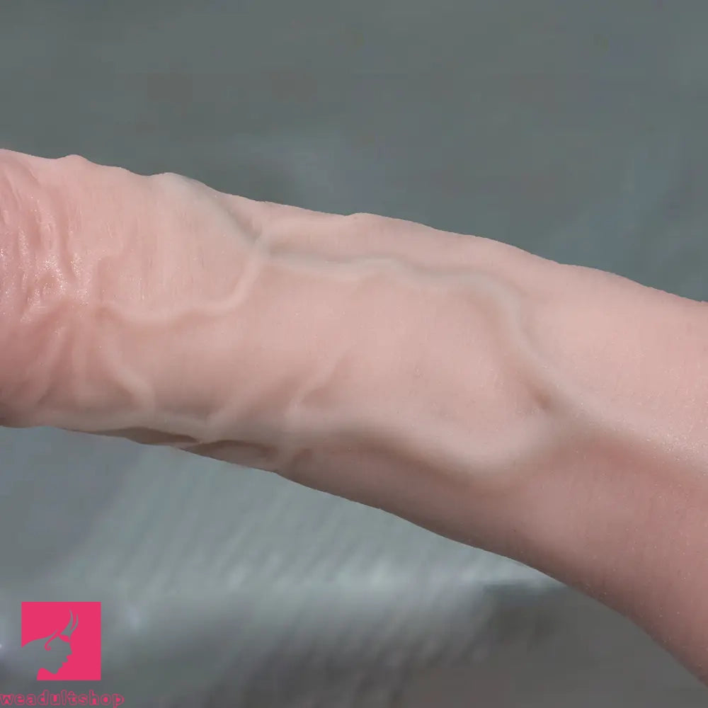 8.07in Big Female Liquid Silicone Soft Super Realistic Dildo For Women Using