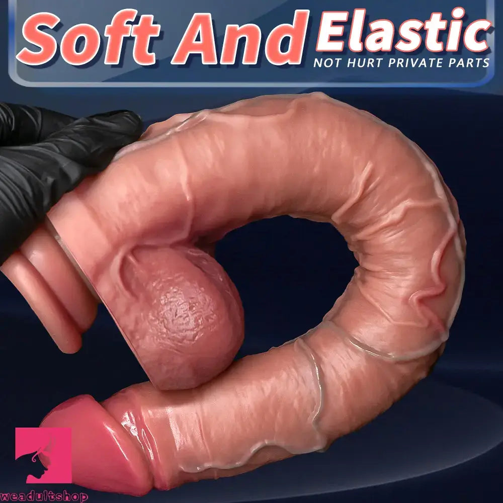 16.92in Strap on Huge Long Real Dildo For Couples Lesbian Penis Toy