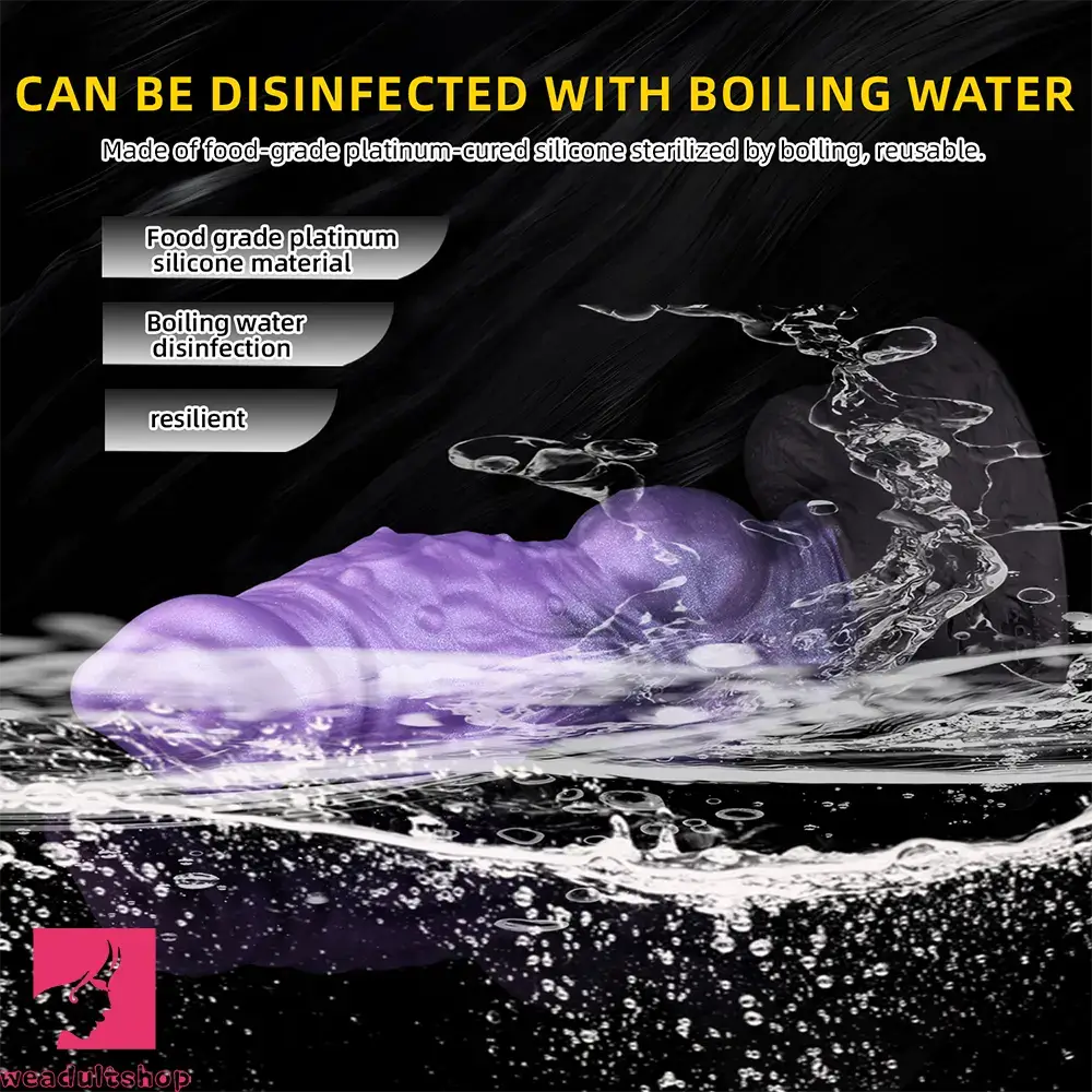 9.76in Monster Silicone Knot Ultra Soft Dildo For Couple G Spot Stimulator