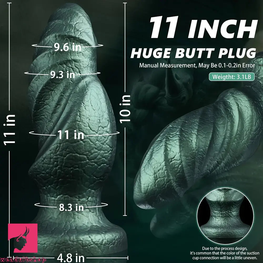 11in Fantasy Dildo Large Anal Plug With Big Knot Huge Thick Anal Dildo