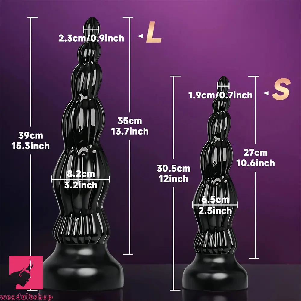 12in 15.3in Extra Long Knot Anal Dildo Thick Butt Plug Toy For Women