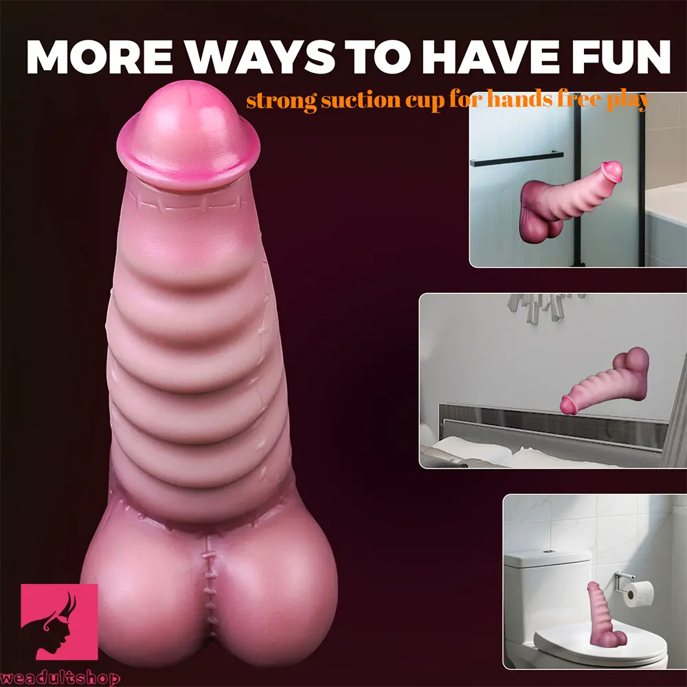 3.7in 4.72in 5.7in Liquid Silicone Mini Anal Dildo Wavy Pattern Dildo