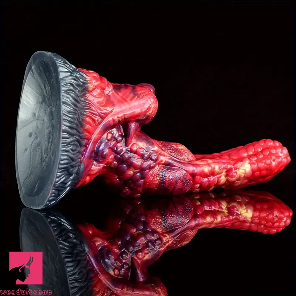 8.1in Soft Silicone Monster Dildo For Men Women Couple Skin Feel Butt Plug