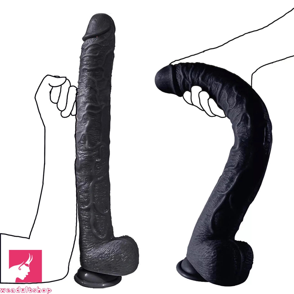 17in Super Long Huge Dildo Unisex Gode Dildo Clitoral Stimulator Phallus
