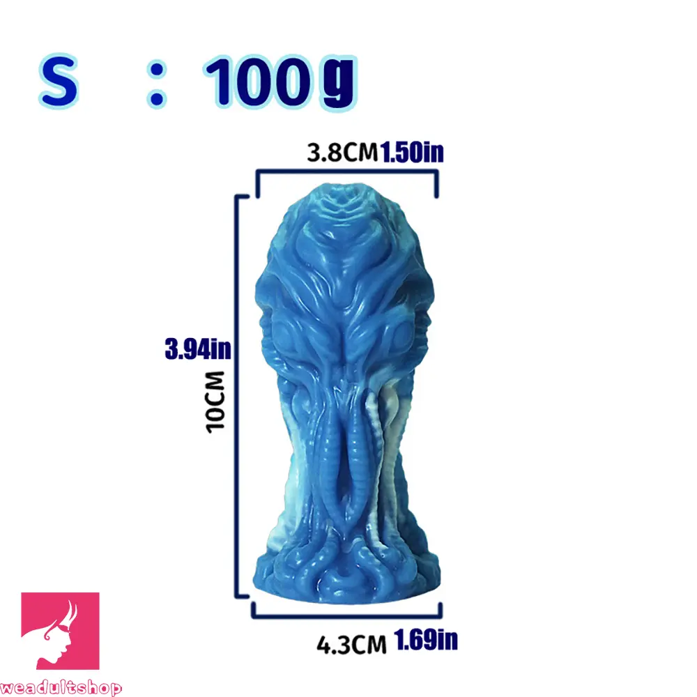 3.94in 5.12in Small Monster Silicone Soft Creature Fantasy Dildo For Clit