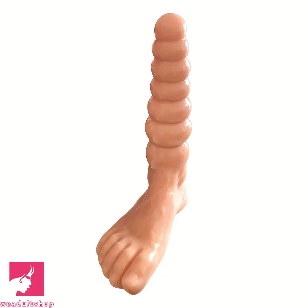 9.45in Simulated Foot Pull String Dual-Use Monster Dildo Anal Beads