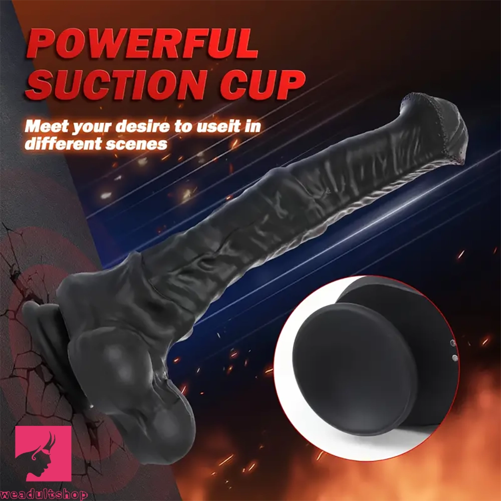 8.8in Vibrating Horse Thrusting Dildo Female Sex Toy For G Spot Clit