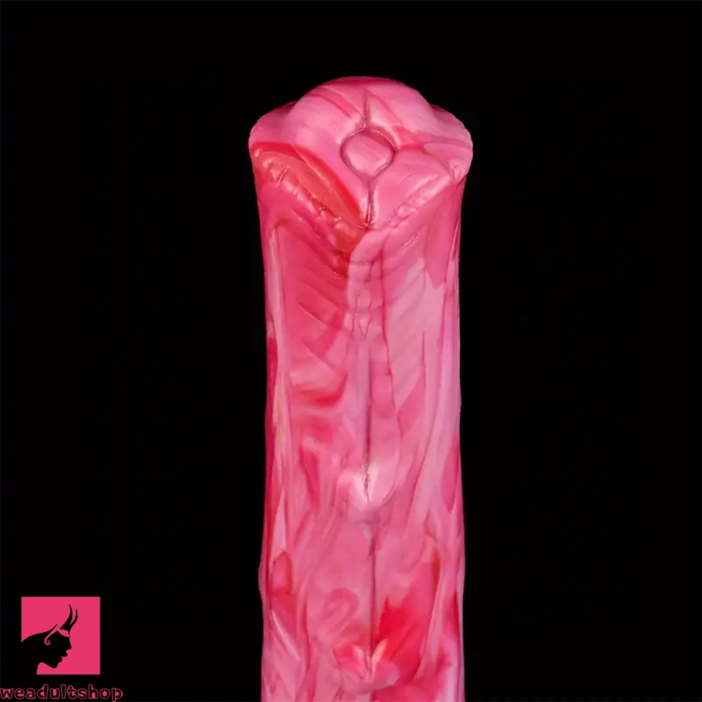 10.43in Realistic Big Horse Monster Dildo Pink Silicone Penis G Spot Toy
