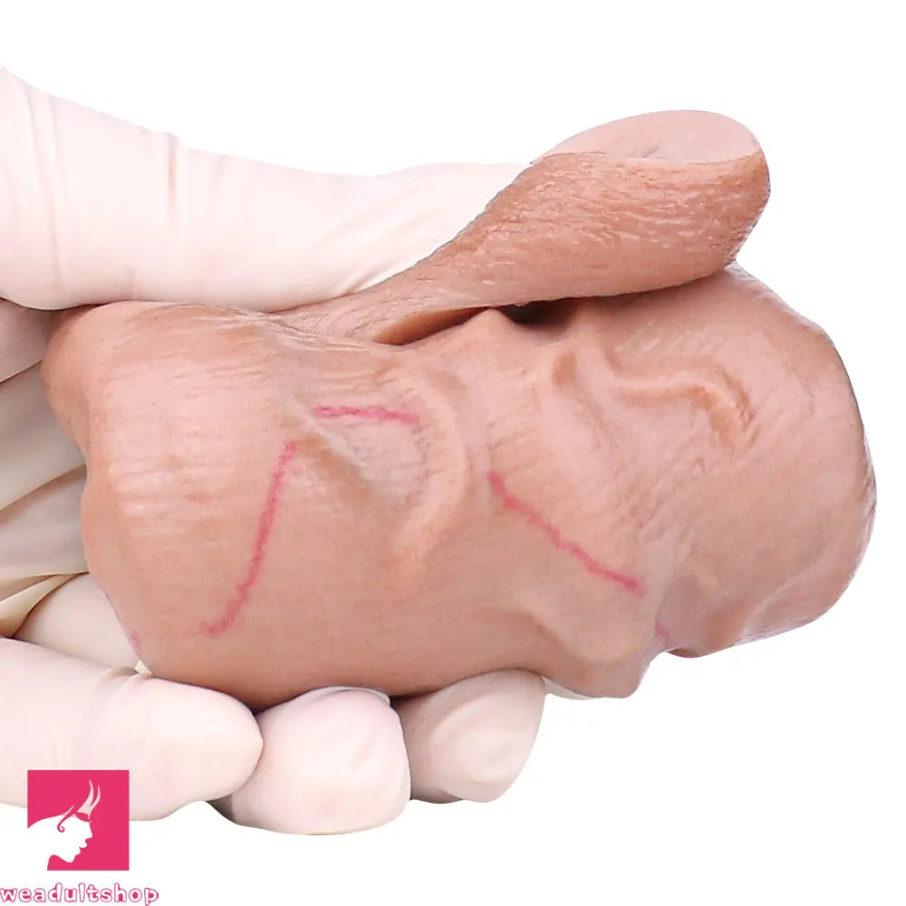 3.81in Realistic Penis Cock Dildo Sleeve Extender For Thicken Cock Toy