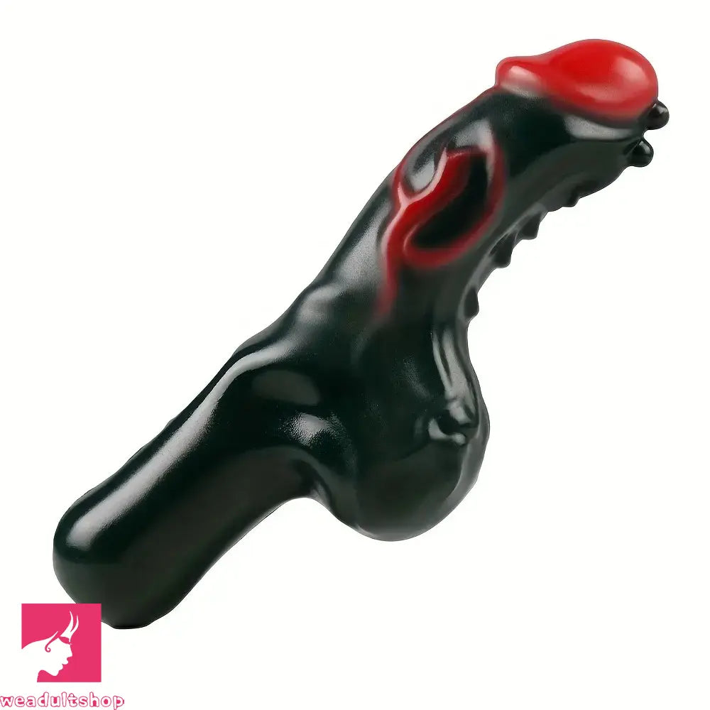 7.64in Odd Spiked Sword Dildo With Handle Silicone Female Male Sex Toy
