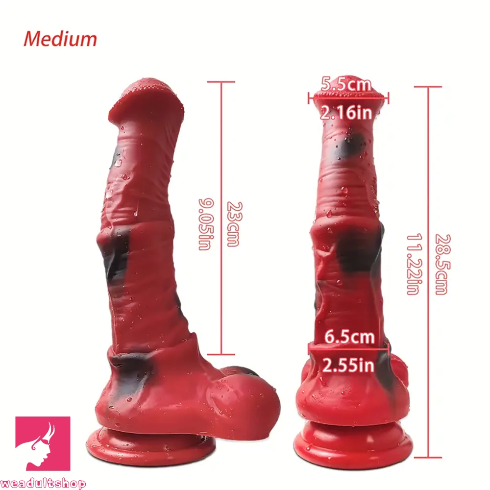 9.84in 11.22in 12.99in Silicone Horse Dildo Large Anal Dildo For Prostate