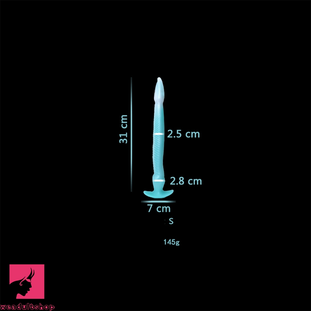 12.2in 15.94in 20.87in Snake Long Huge Animal Luminous Dildo For Prostate