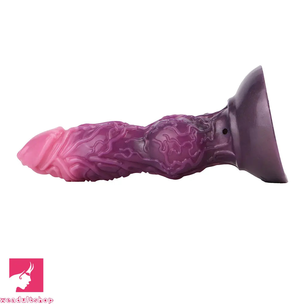 7.24in Fantasy Dog Knot Squeezing Inflatable Alien Penis Dildo For Sex