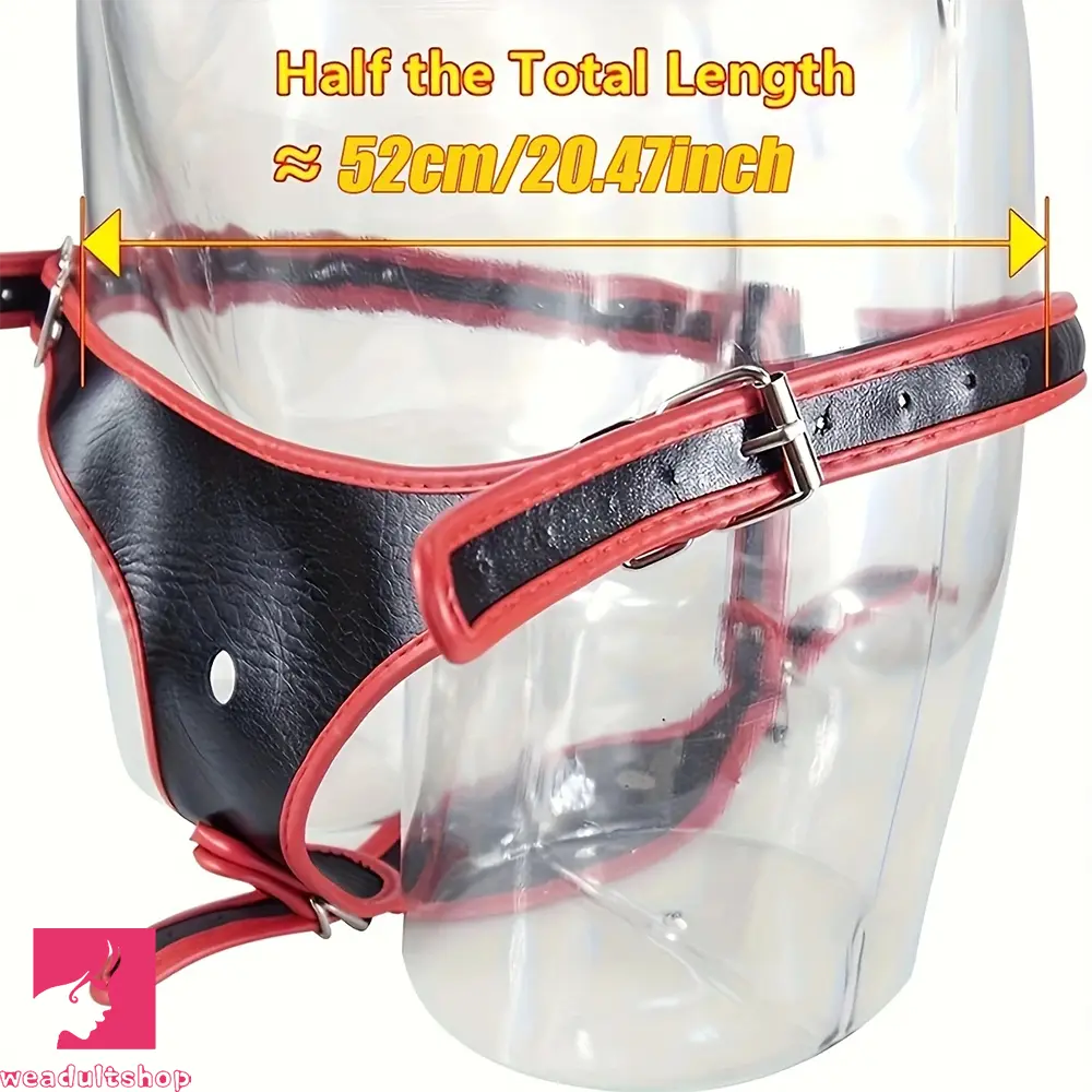5.12in 5.91in 7.28in Three Heads Female Wear Lifelike Strap on Dildo Panty