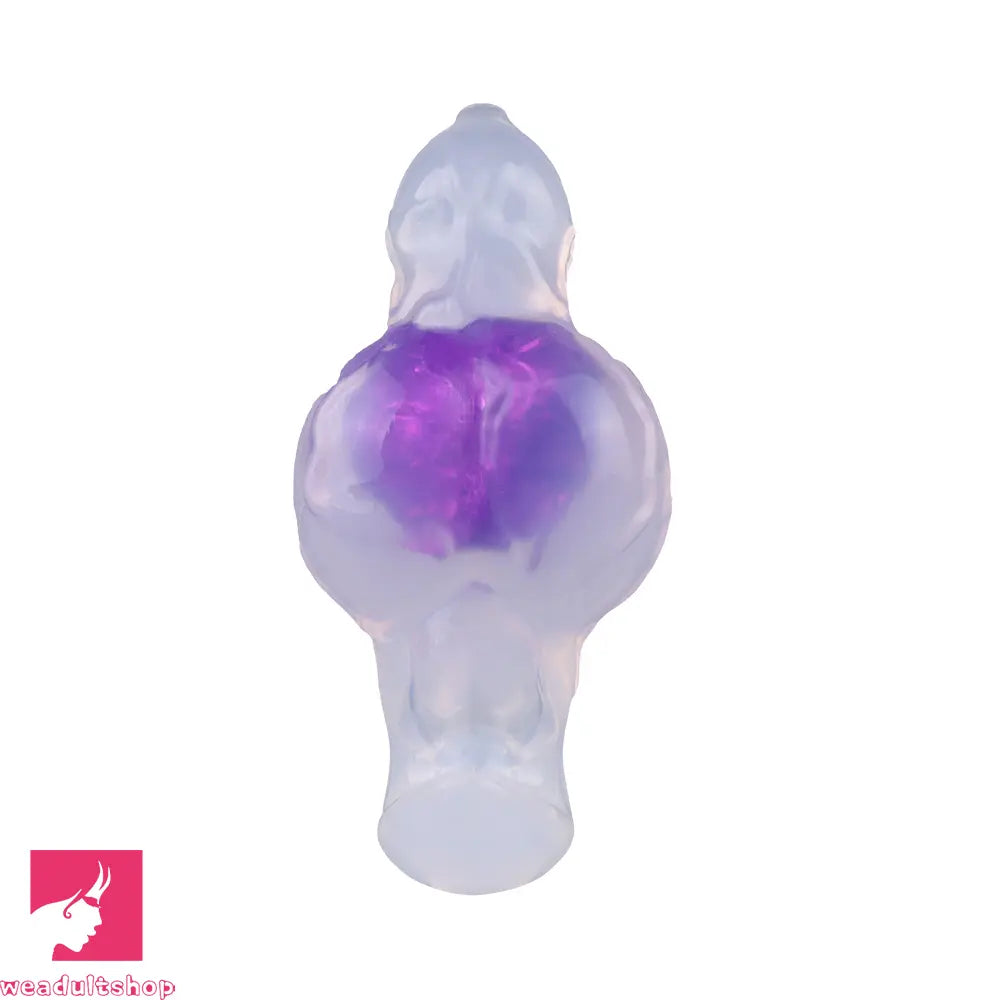 4.48in Fox Tail Wear Anchor Fantasy Dildo Butt Plug For BDSM Role Sex