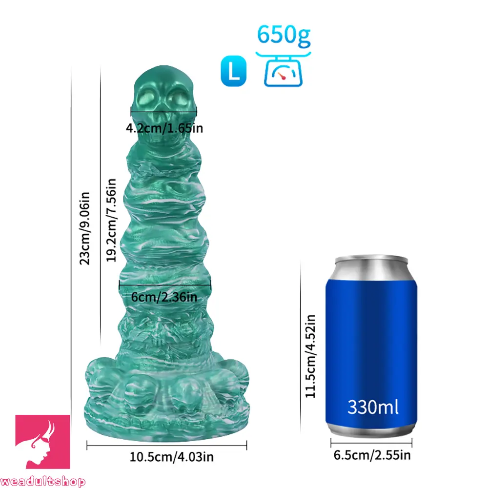 Fantasy Skull Scary Monster Creature Odd Design Anal Vaginal Butt Dildo