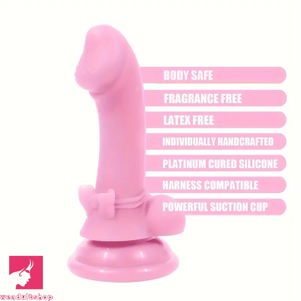 5.7in 8.07in 2pcs Realistic Curved Silicone Dildos For G Spot Clit Sex Toy