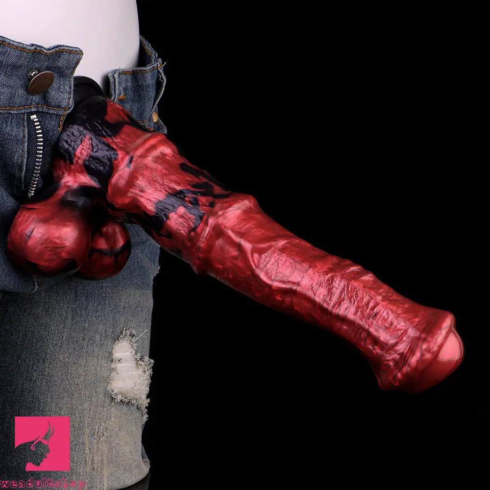 11.02in Liquid Silicone Horse Cock Big Dildo Large Toy Couple Foreplay