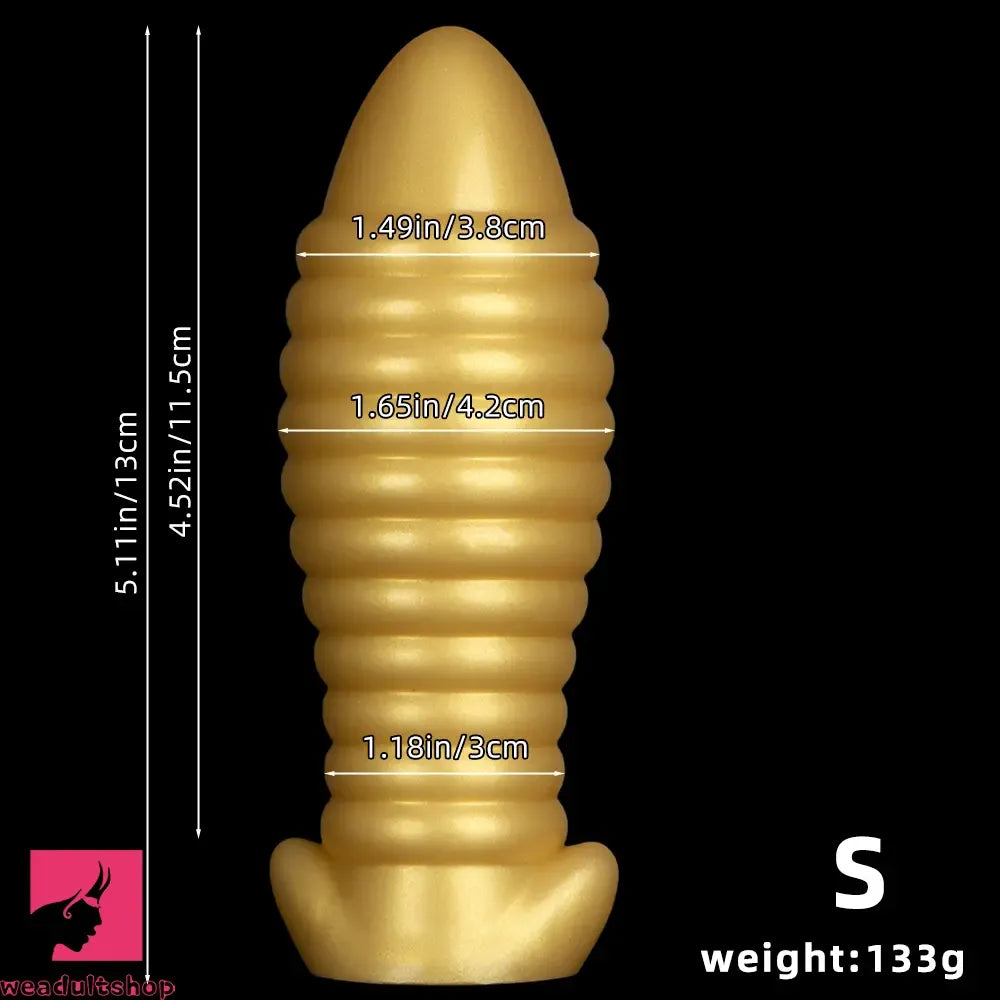 5.11in 7.08in 9.05in Dragon Egg Thread Silicone Soft Big Butt Cock Dildo