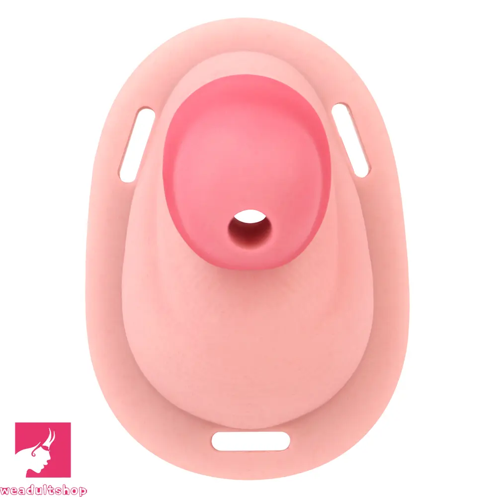 3.34in Real Hollow Chastity Cage Dildo Couple Sex Love Masturbator