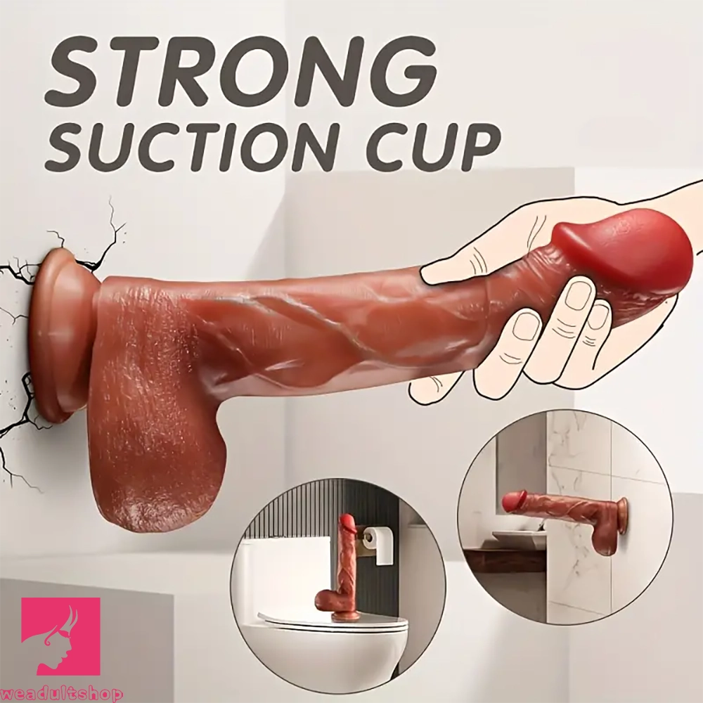 8.6in Remote Control Dildo With Electric Thrusting Heating Vibration Cock