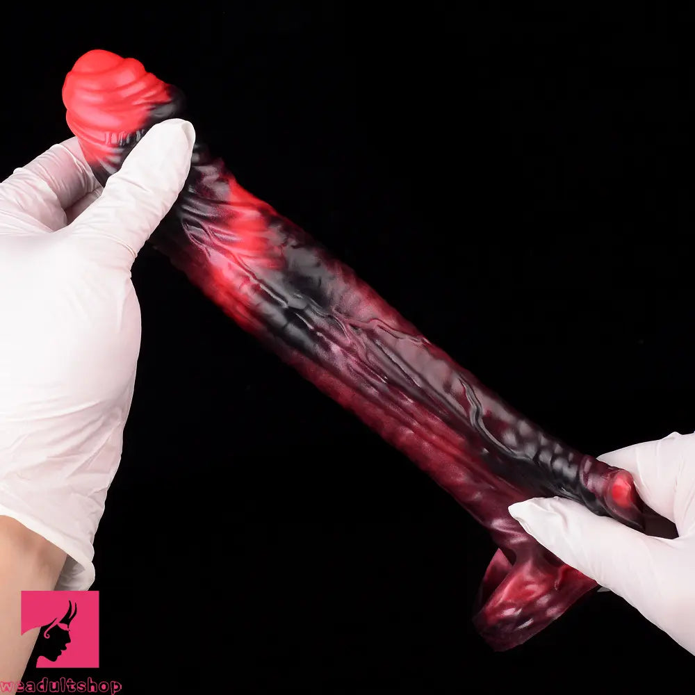 5.98in 7.09in Silicone Cock Sleeve Soft Vibrating Uncut Hollow Dildo For Clit