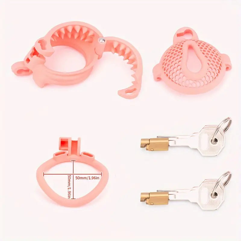 3D Printed Thorny Resin Chastity Cage Breathable Abstinence Chastity Cage