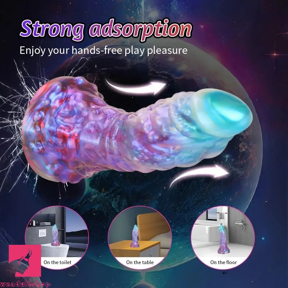8.07in 9.17in 10.7in Silicone Fantasy Creature Capricorn Odd Monster Dildo