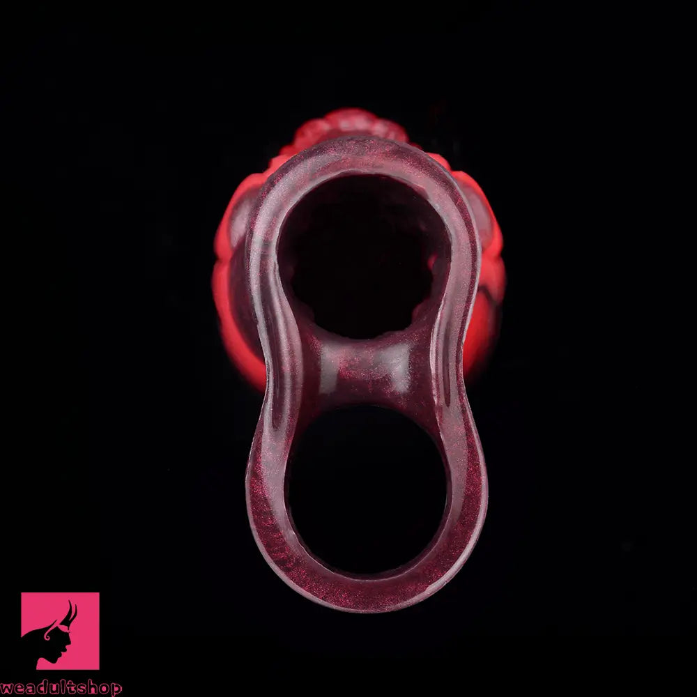 5.91in 7.17in Silicone Cock Sleeve Soft Vibrating Hollow Fantasy Penis Dildo