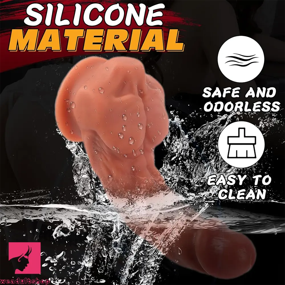 8.3in 11in Male Body Muscle Real Silicone Big Love Dildo For High-End Users