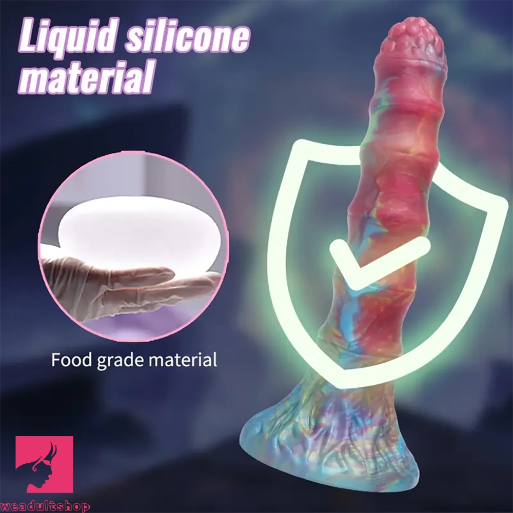 7.05in Odd Silicone Dildo With Strong Suction Cup Anal Prostate Sex Toy