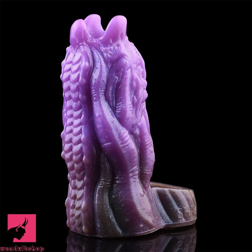 5.19in Dragon Tentacle Spiked Cock Creature Fantasy Hollow Dildo Sleeve