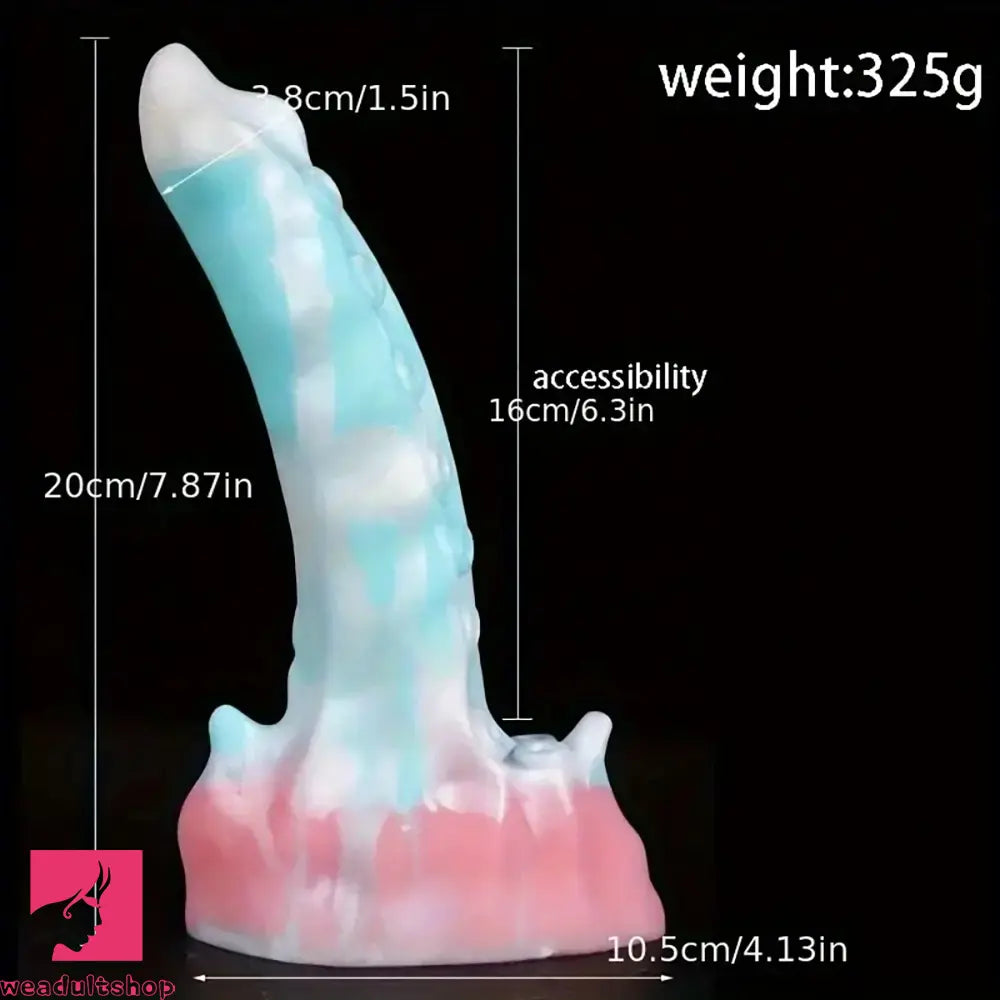7.87in Silicone Octopus Soft Tentacle Shaped Dildo Anal Dilator Stimulator