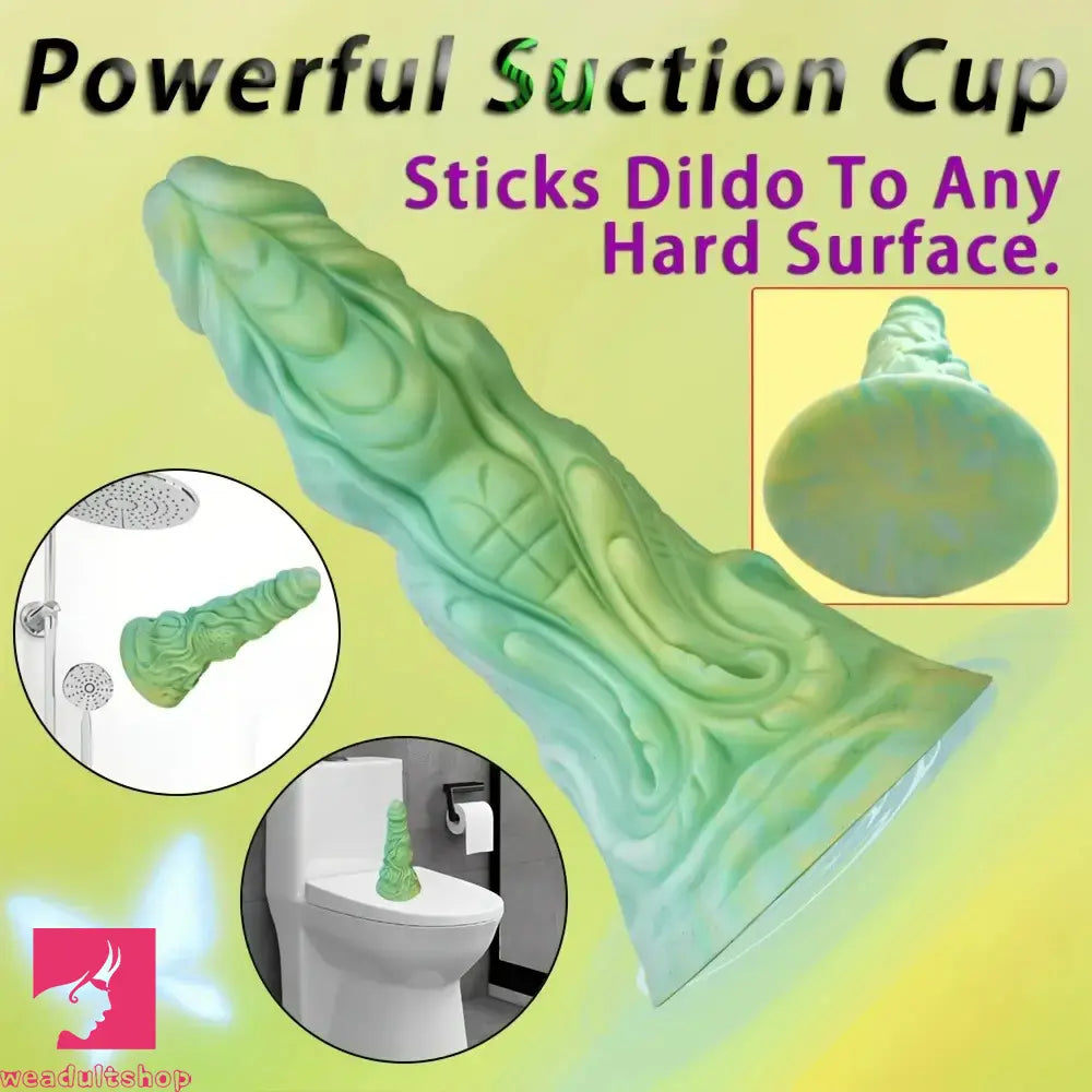 8.66in Dreamy Monster Creature Thick Alien Cock Suction Cup Silicone Dildo
