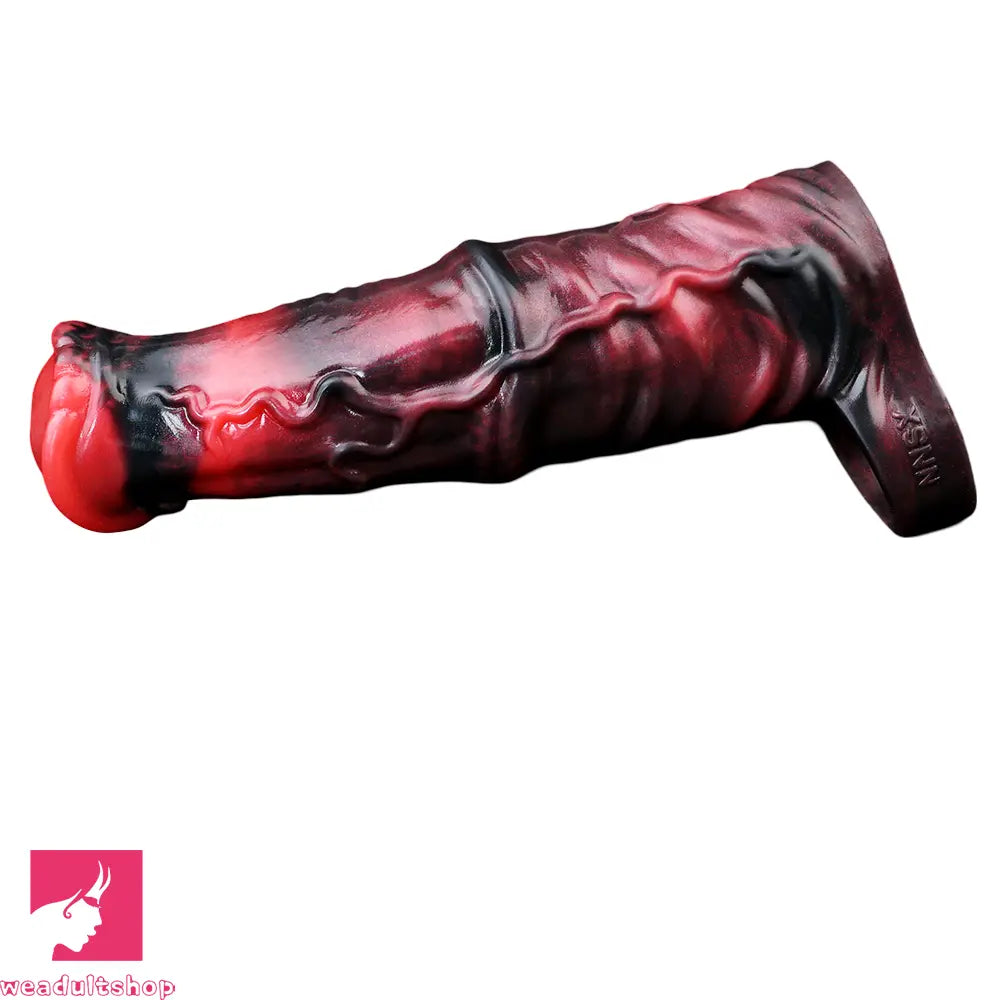 6.1in 6.89in 7.95in Horse Animal Penis Soft Dildo Sleeve Penis Extender