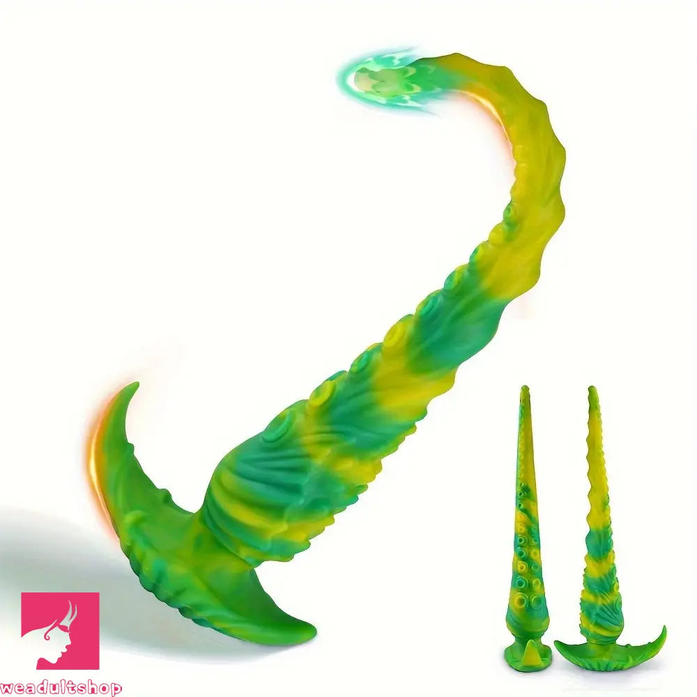 13.78in 17.72in Realistic Long Tentacle Octopus Anal Dildo For G Spot & Clit