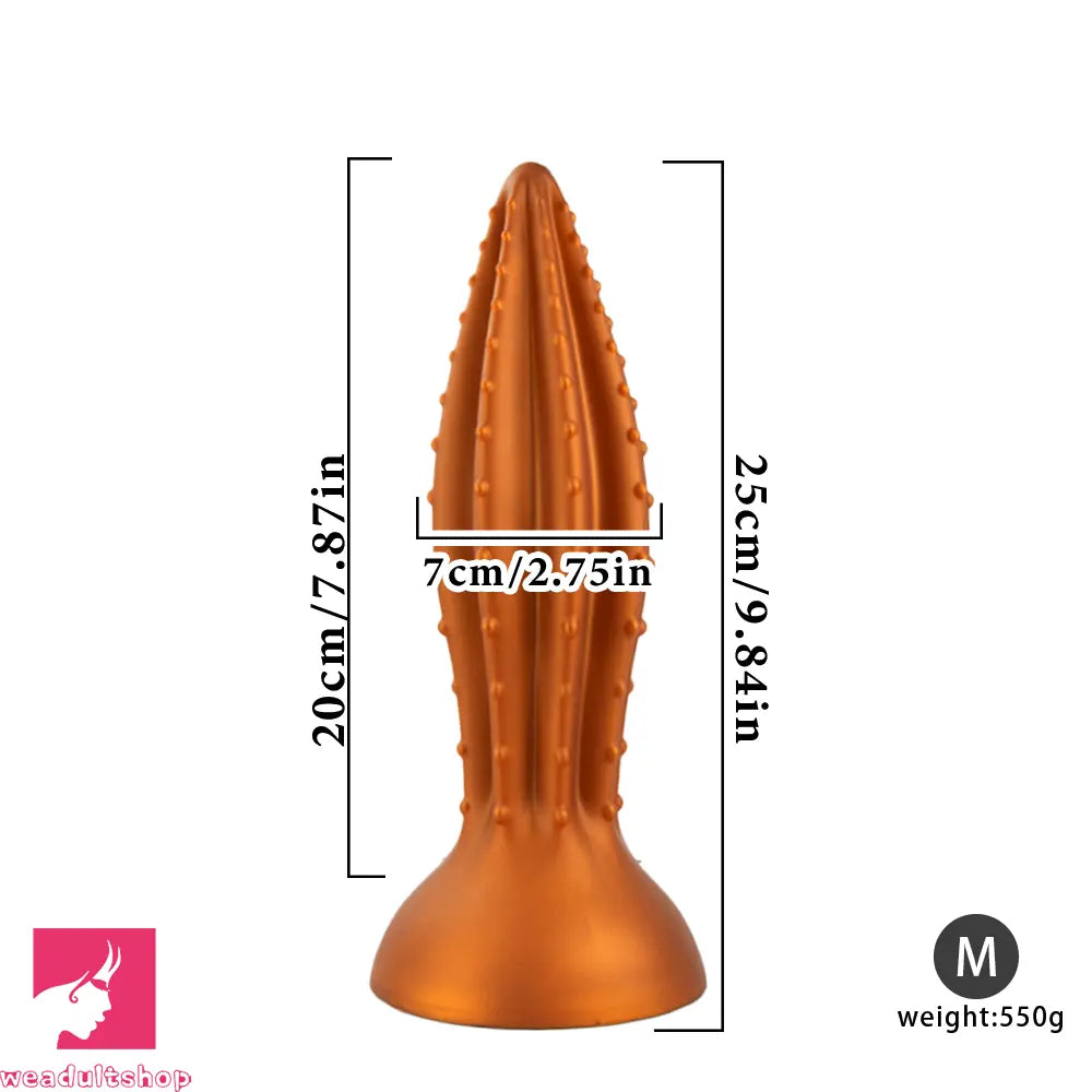 7.87in 9.84in 11.81in 13.77in Huge Silicone Spiked Butt Plug Dildo Love Cock