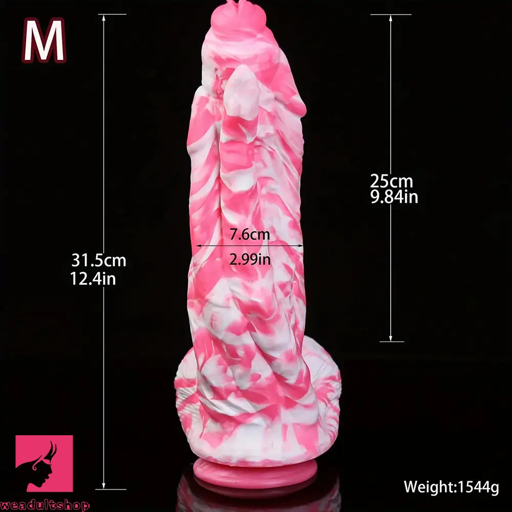 10.82in 12.4in Multiple Heads Silicone Big Soft Dildo For Vaginal Orgasm
