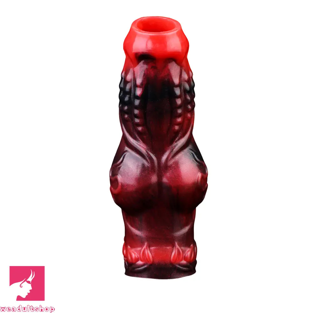 4.8in 5.59in 6.69in Dog Knot Animal Soft Dildo Sleeve Cock Extender Sex Toy