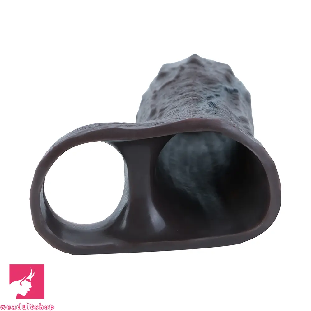 3.7in Super Soft Adult Men Cock Sheath For Couple Dildo Sleeve Cock Toy