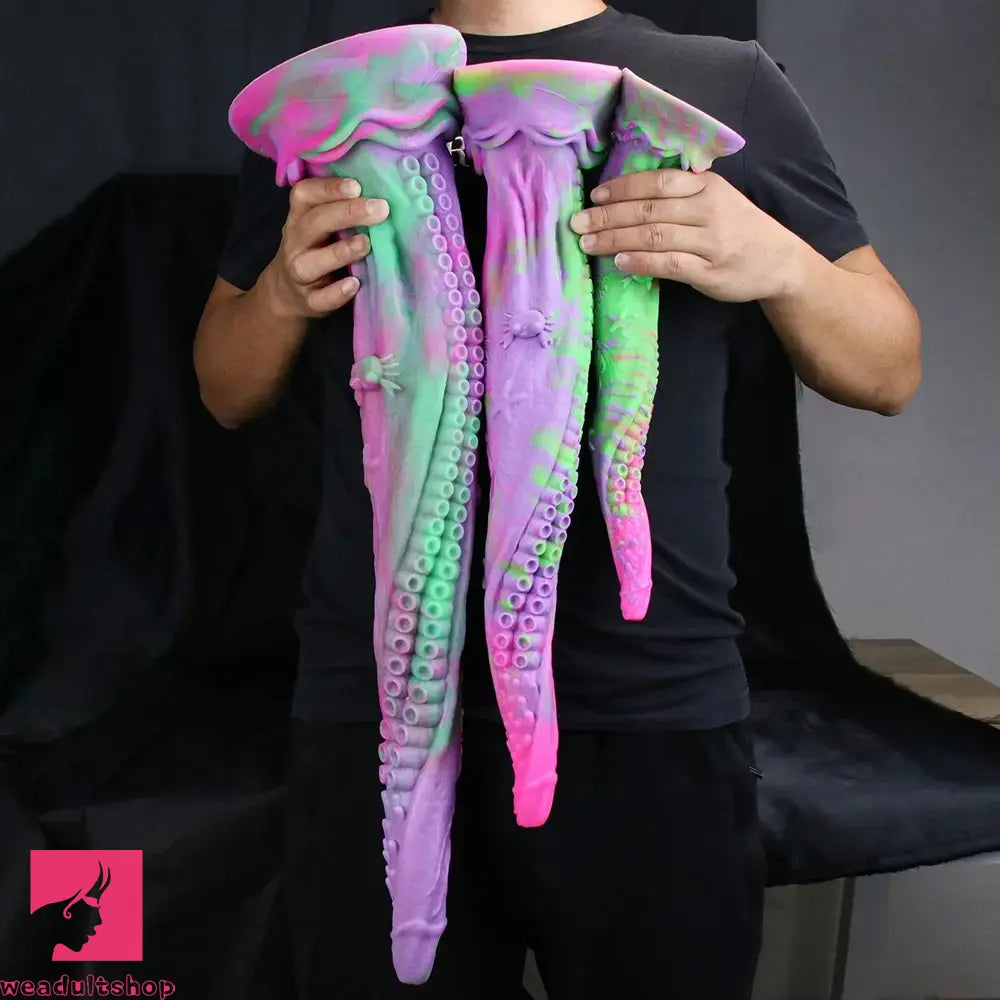 18.35in 18.97in 23.62in Silicone Long Huge Tentacle Soft Female Thick Dildo
