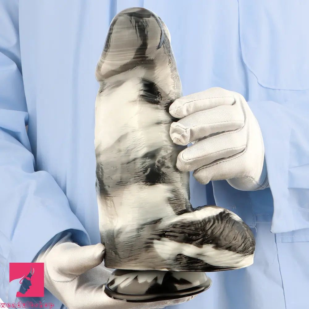 9.84in Thick Wide Dildo PVC Extended Realistic Penis For Clitoris Anal Sex