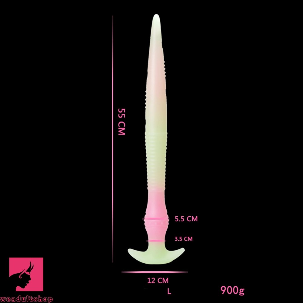 11.02in 15.35in 21.65in Long Huge Prostate Clit Monster Luminous Dildo
