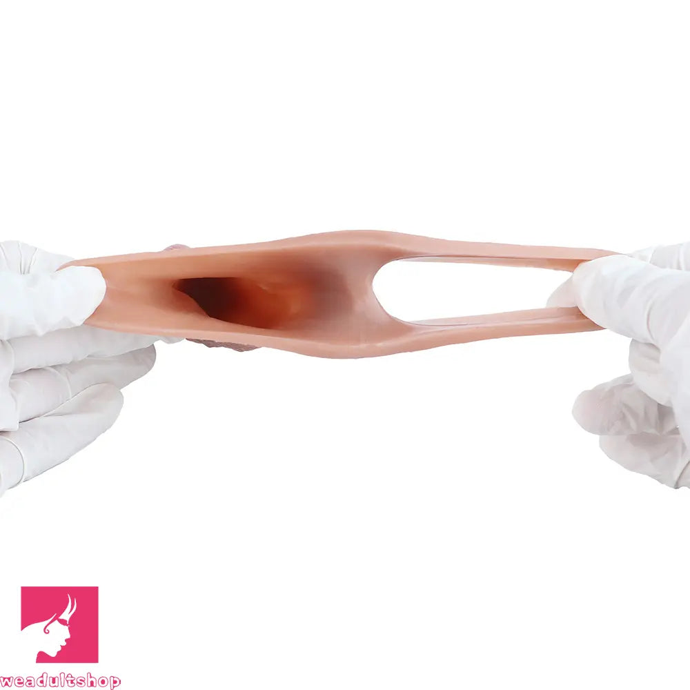 6.29in Real Feeling Skin Silicone Soft Dildo Sleeve For Durable Long Time Use