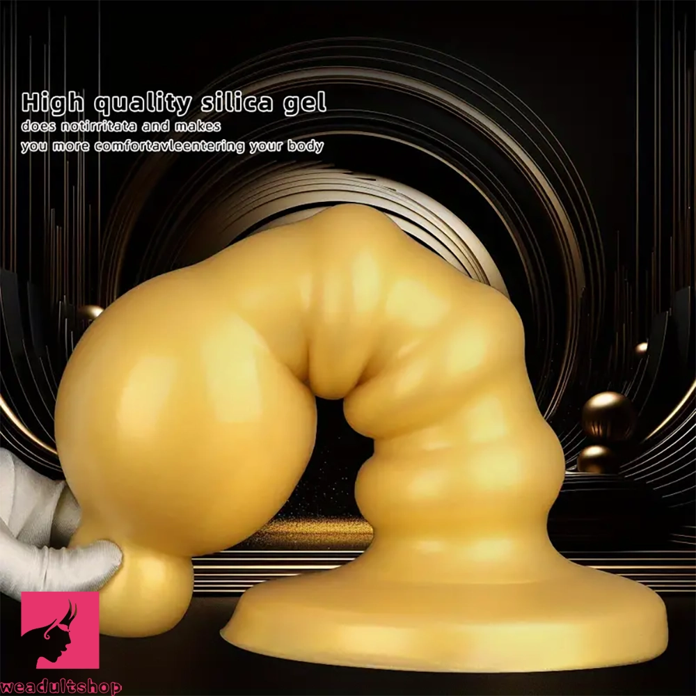 12.6in Huge Anal Beads Liquid Silicone Butt Plug Prostate G Spot Dildo