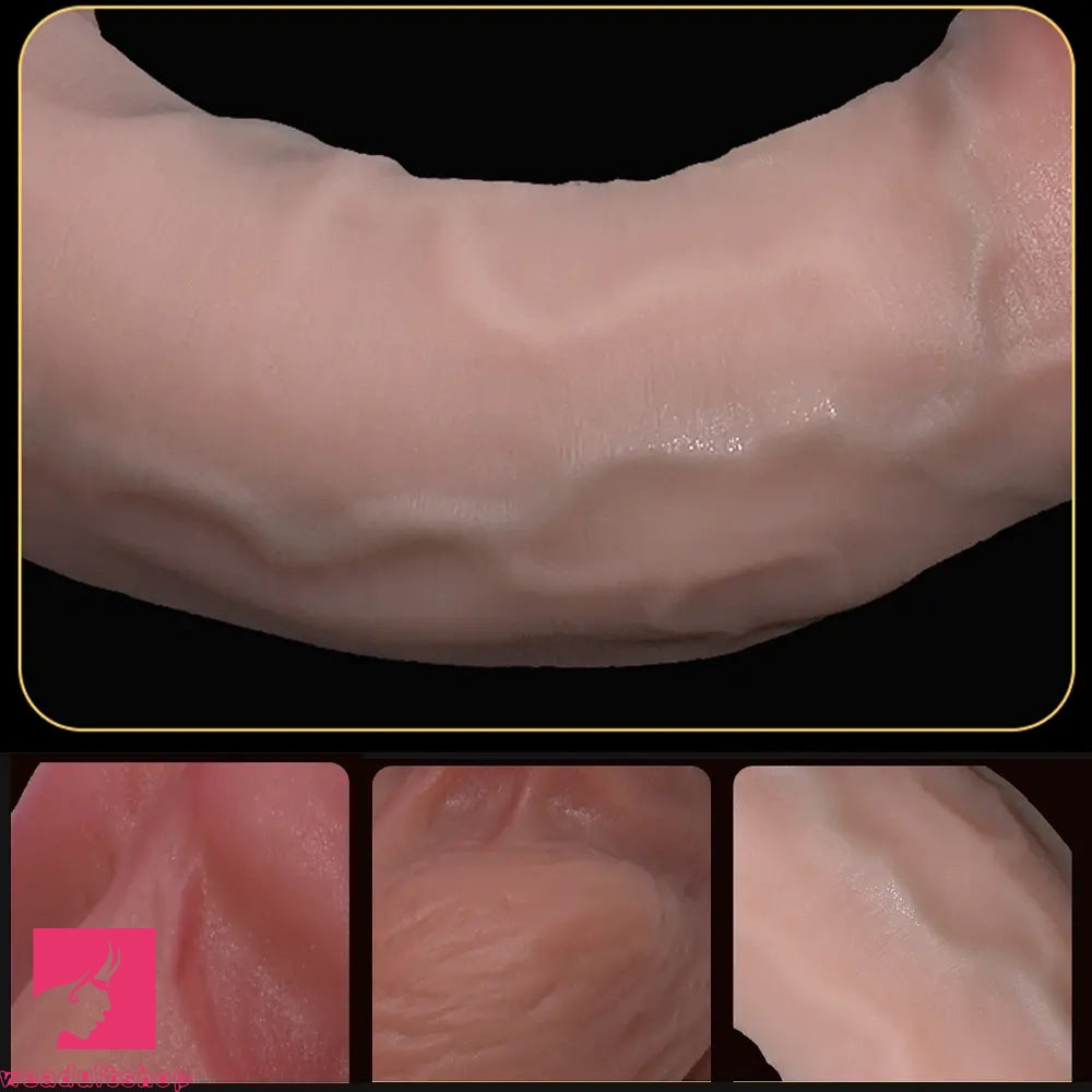 9.05in Skin Feel Silicone Soft Super Realistic Skin Feeling Women Dildo