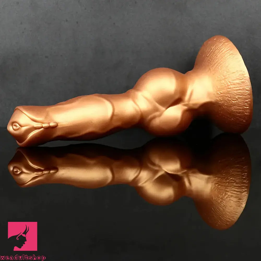 8.36in Silicone Large Thick Knotty Dog Soft Dildo For Sensual Pleasure Cock